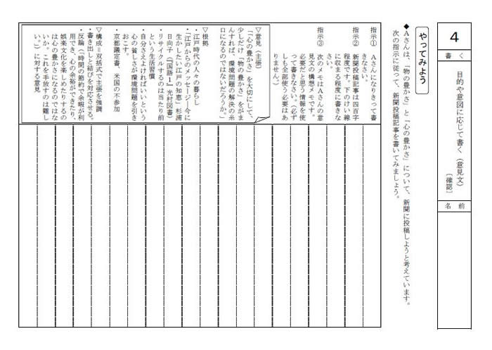 やってみよう 学習に役立つ国語科プリント 基礎 基本編