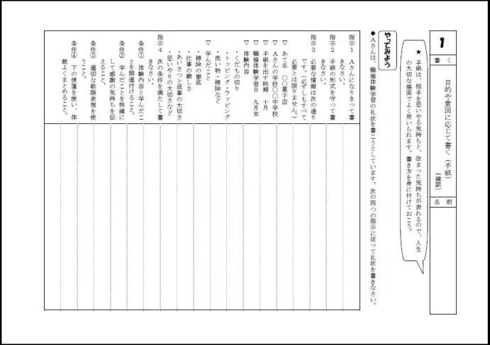 やってみよう 学習に役立つ国語科プリント 基礎 基本編