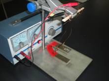 実験の器材の様子